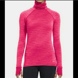 NWT Under Armour Printed Fly-By Turtleneck sz S